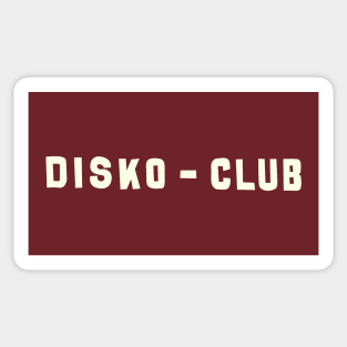 Disko-Club Sticker